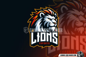 Lion esports gaming logo thumbnail 03 logo