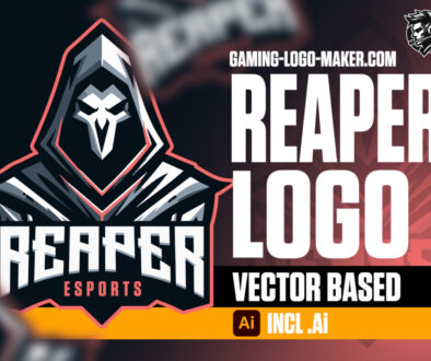Reaper gaming logo esports logo mascot product thumbnail