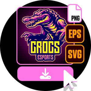 Crocodile Gaming Logos