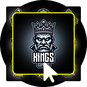 Queen & King Gaming Logos