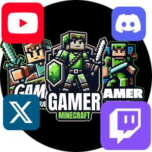 Minecraft Gaming Logos