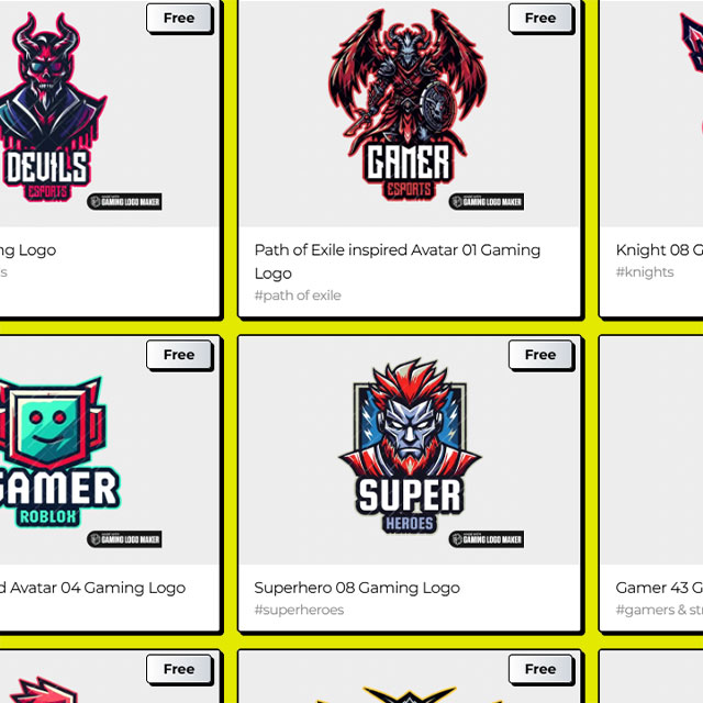 Many logos with “Free” badge: instantly downloadable for free Many logos with “Free” badge: instantly downloadable for free