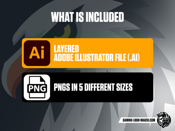 Eagle gaming logo thumbnail 02 Adobe Illustrator file