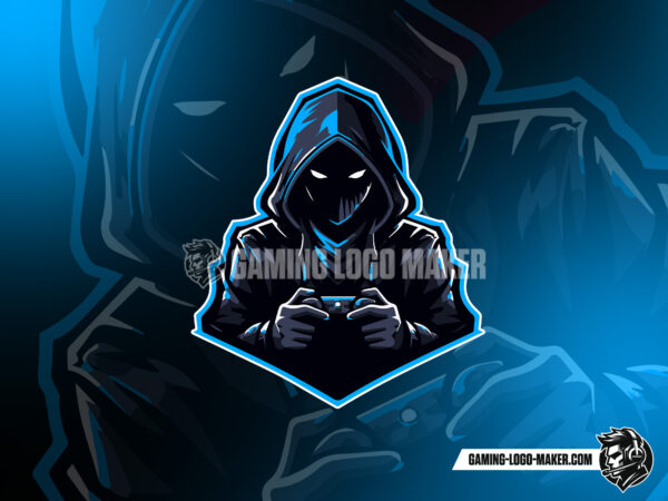 Dark blue gamer gaming logo thumbnail 03 logo