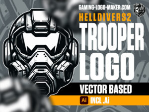 Helldivers 2 Trooper Gaming Logo 03