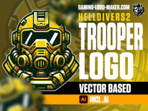 Helldivers 2 Trooper Gaming Logo 04