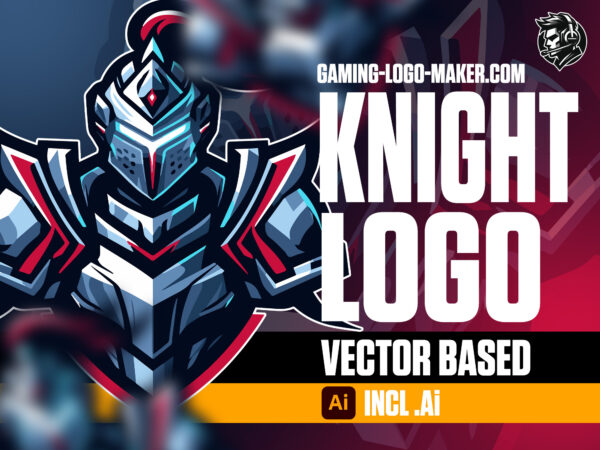 Knight gaming logo esports logo mascot product thumbnail