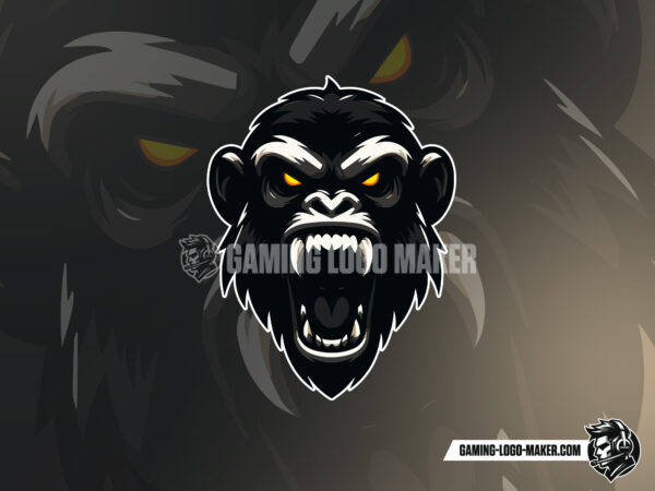 Dark monkey gaming logo thumbnail 03 logo