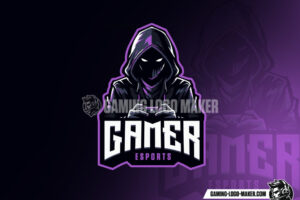 Purple dark gamer esports gaming logo thumbnail 03 logo