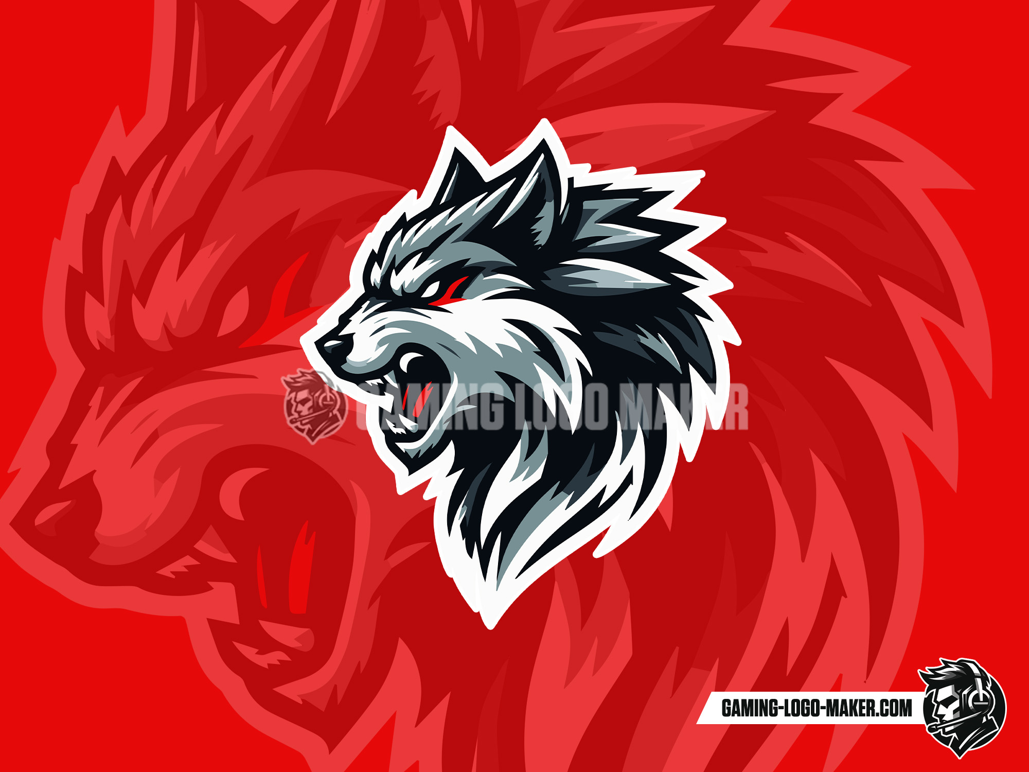 Wolf Gaming Logo 04 – Gaming Logo Maker